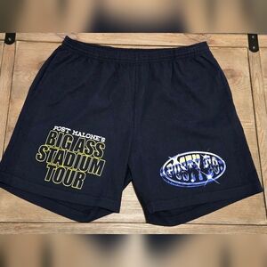 Post Malone Big Ass Stadium Tour Shorts 2XL. Posty Co